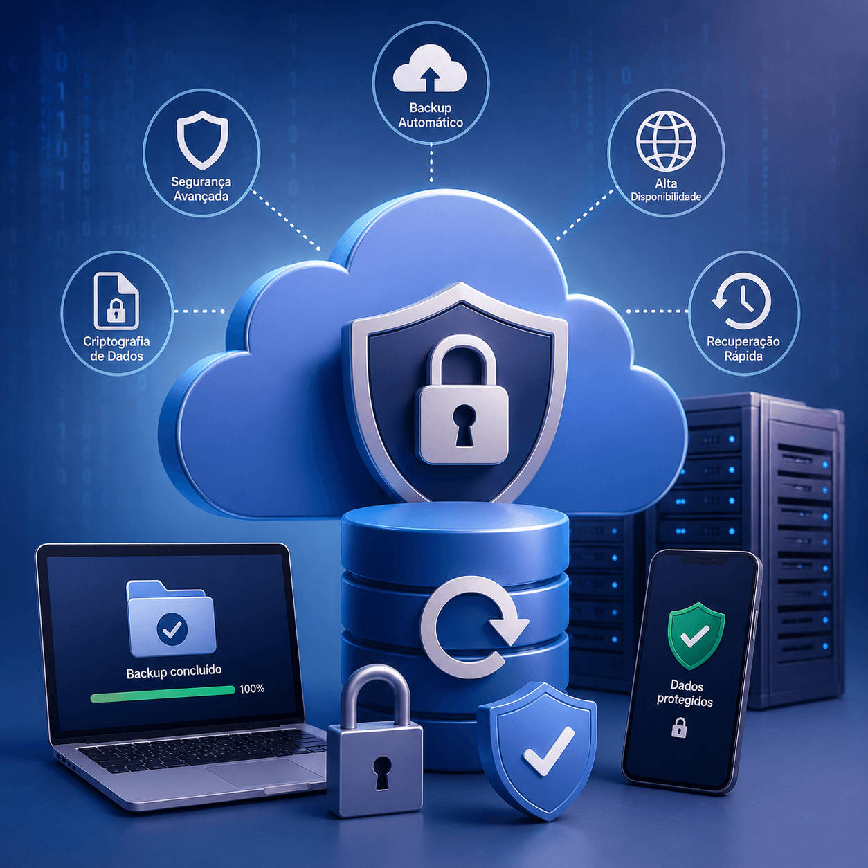 Segurança e backup em nuvem